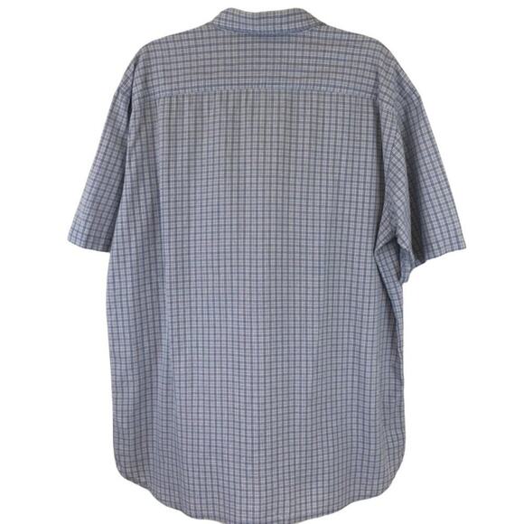 Timberland Blue and White Plaid Shirt Size Large - Picture 8 of 8